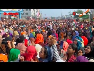 Tricolor Unfurls At Shaheen Bagh On Republic Day