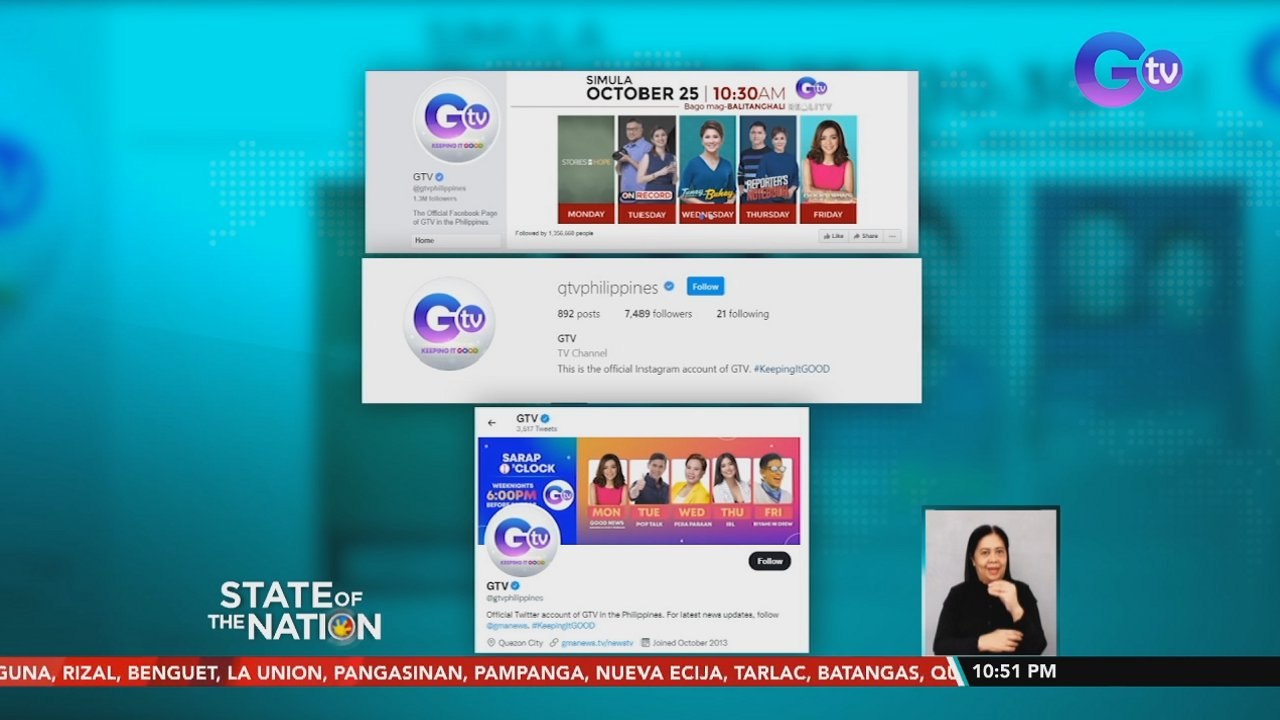 GTV may website na | SONA