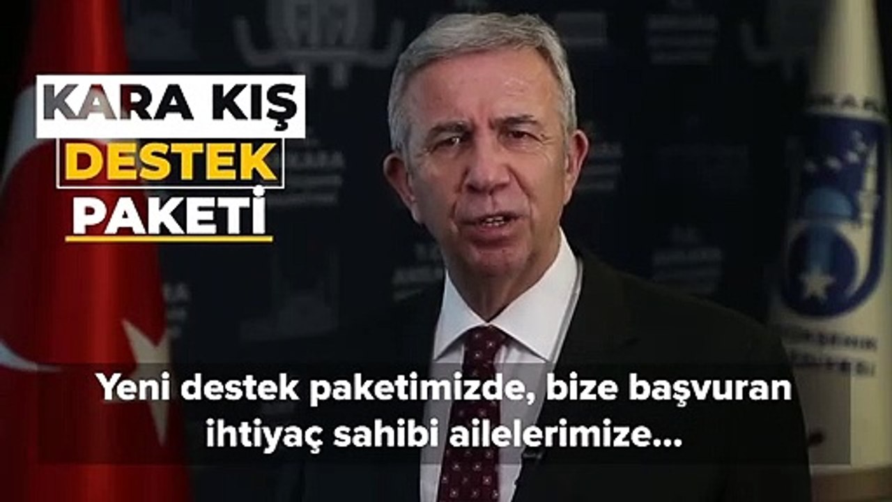 Mansur Yavaş'tan ihtiyaç sahiplerini sevindirecek bir haber daha:  'Kara Kış Destek Paketi'