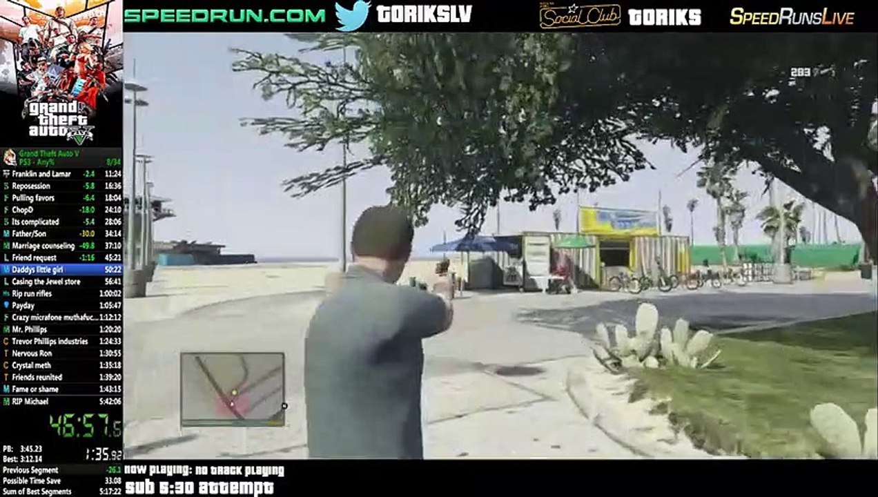 GTA V Any% 5-33-40 Speedrun [PS3] PART2