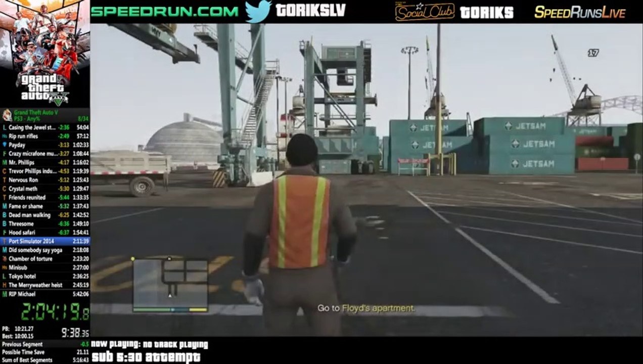 GTA V Any% 5-33-40 Speedrun [PS3] PART4