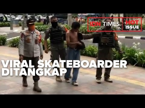 VIRAL SKATEBOARDER DITANGKAP, SATPOL PP: BERKERUMUN DAN GAK BERMASKER