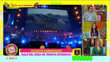 ¡Oficial! Vicente Fernández abandona el área de terapia intensiva