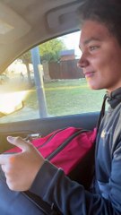 Mom Chases After Son for Hug & Kisses at School Drop-Off