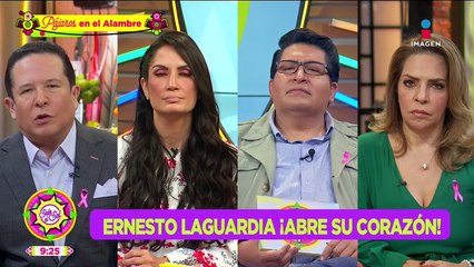 Primeras declaraciones de Ernesto Laguardia tras el fallecimiento de su madre