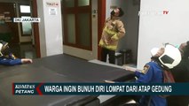 Pemuda Ingin Bunuh Diri Lompat dari Atap Gedung Diduga Depresi Sakit Paru Kronis