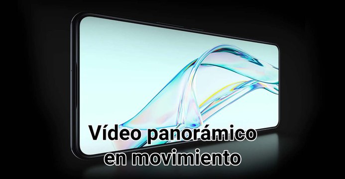 Grabación en panorámico con la cámara trasera ( 1.640 × 720 píxeles)