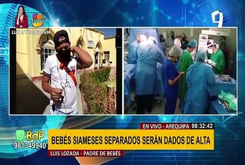 Padres de bebés siameses en Arequipa: “Ya queremos estar con ellos en casa”