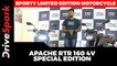 2021 TVS Apache RTR 160 4V Special Edition Walkaround | Red Wheels, Sporty Seat, Bluetooth-Enabled