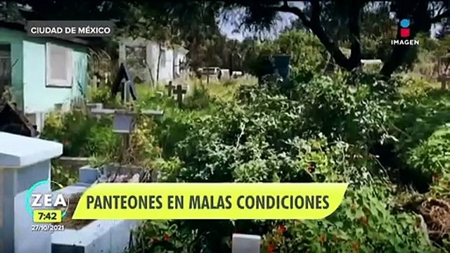 Panteones de la CDMX, en malas condiciones