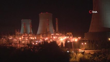 Son dakika haberleri! Doğalgaz santralindeki trafonun patlaması mahalle halkını sokağa döktü