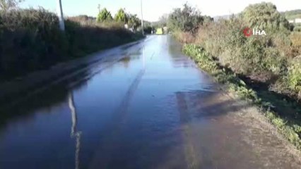 Ana yoldan dere gibi gübre akıyor