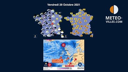 prévisions météo du mercredi 27 octobre 2021