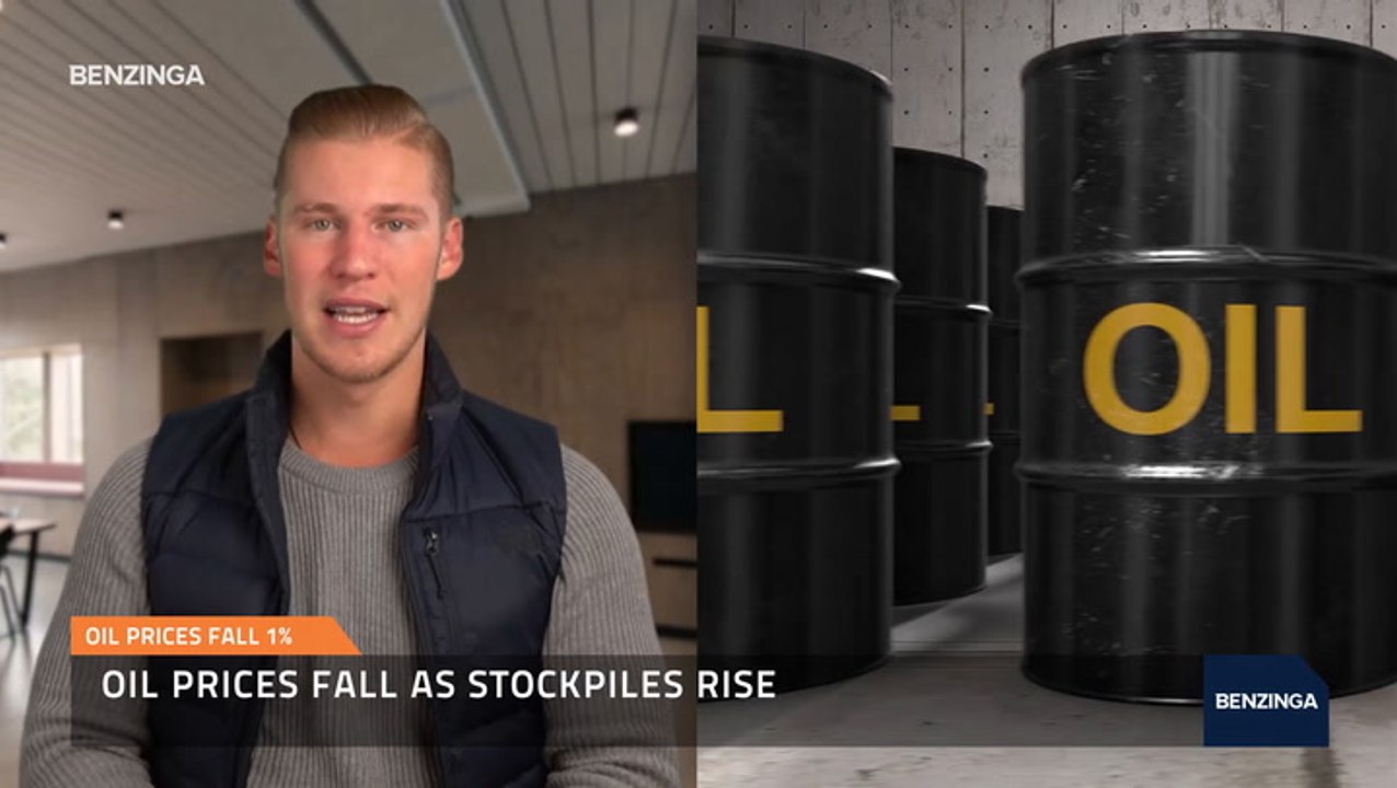 Oil Prices Fall 1%