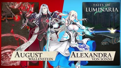 August et Alexandra s'illustrent dans deux vidéos de gameplay de Tales of Luminaria