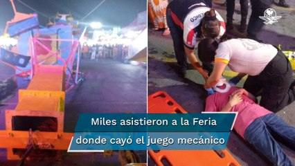 Así era "El Teleférico", juego mecánico que se desplomó en la Expo Guadalupe, NL