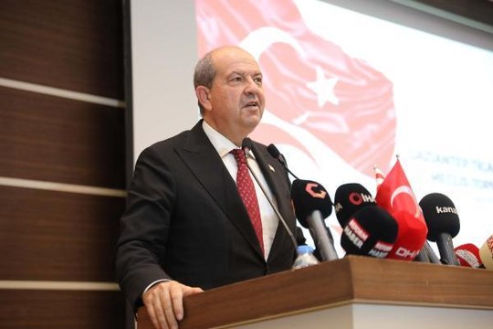 Son dakika haber! KKTC CUMHURBAŞKANI TATAR: BENİM YOLUM TÜRK'ÜN YOLUDUR, TÜRKİYE İLE BİRLİKTE YÜRÜME YOLUDUR