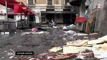 Inondations en Sicile : des pluies torrentielles s'abattent sur la ville de Catane