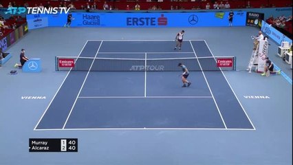 Vienne - Murray tombe face à Alcaraz