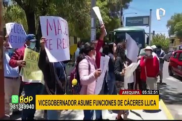 Arequipa: Vicegobernador asume gobierno regional tras detención de Cáceres Llica