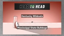 Kentucky Wildcats at Mississippi State Bulldogs: Spread