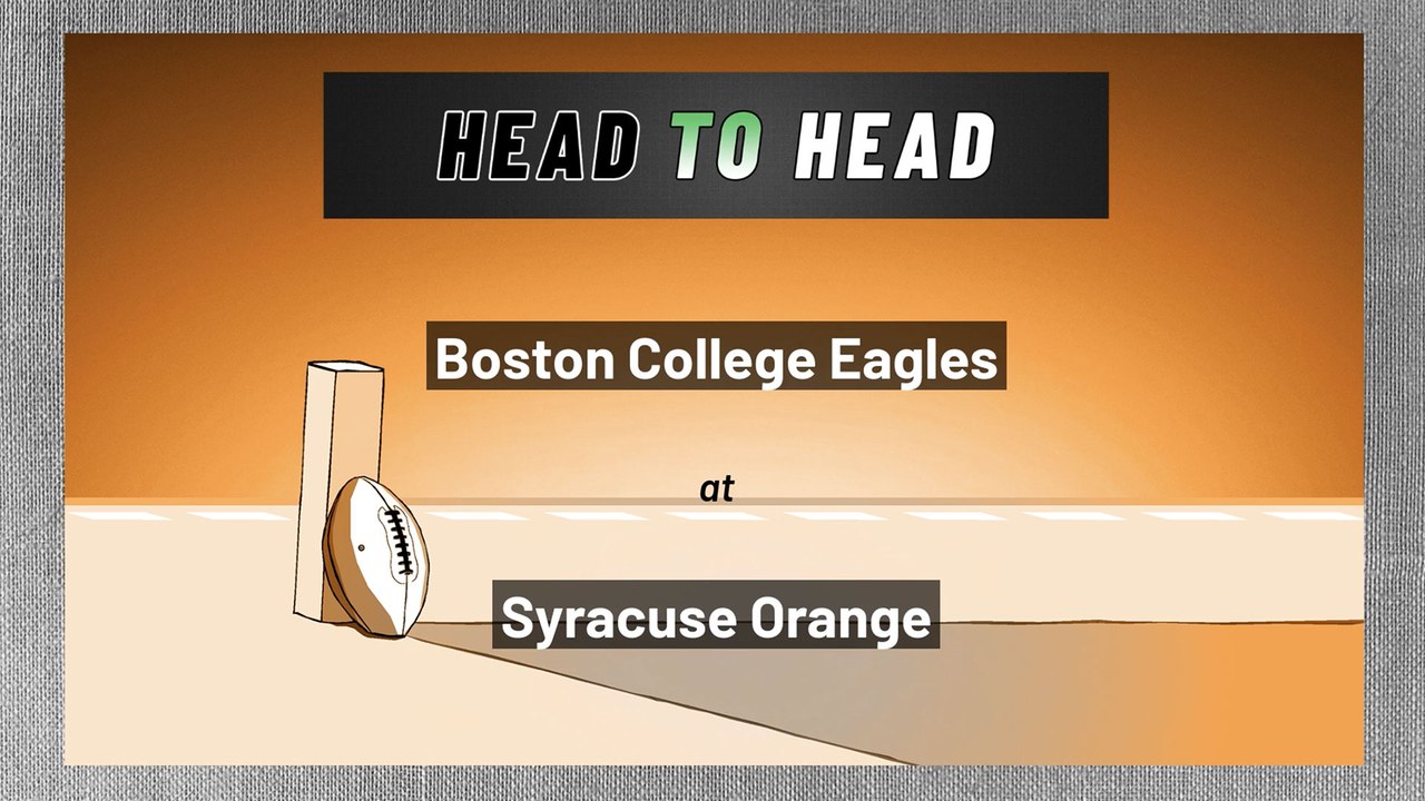 Boston College Eagles at Syracuse Orange: Spread