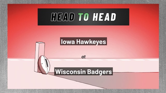 Iowa Hawkeyes at Wisconsin Badgers: Over/Under