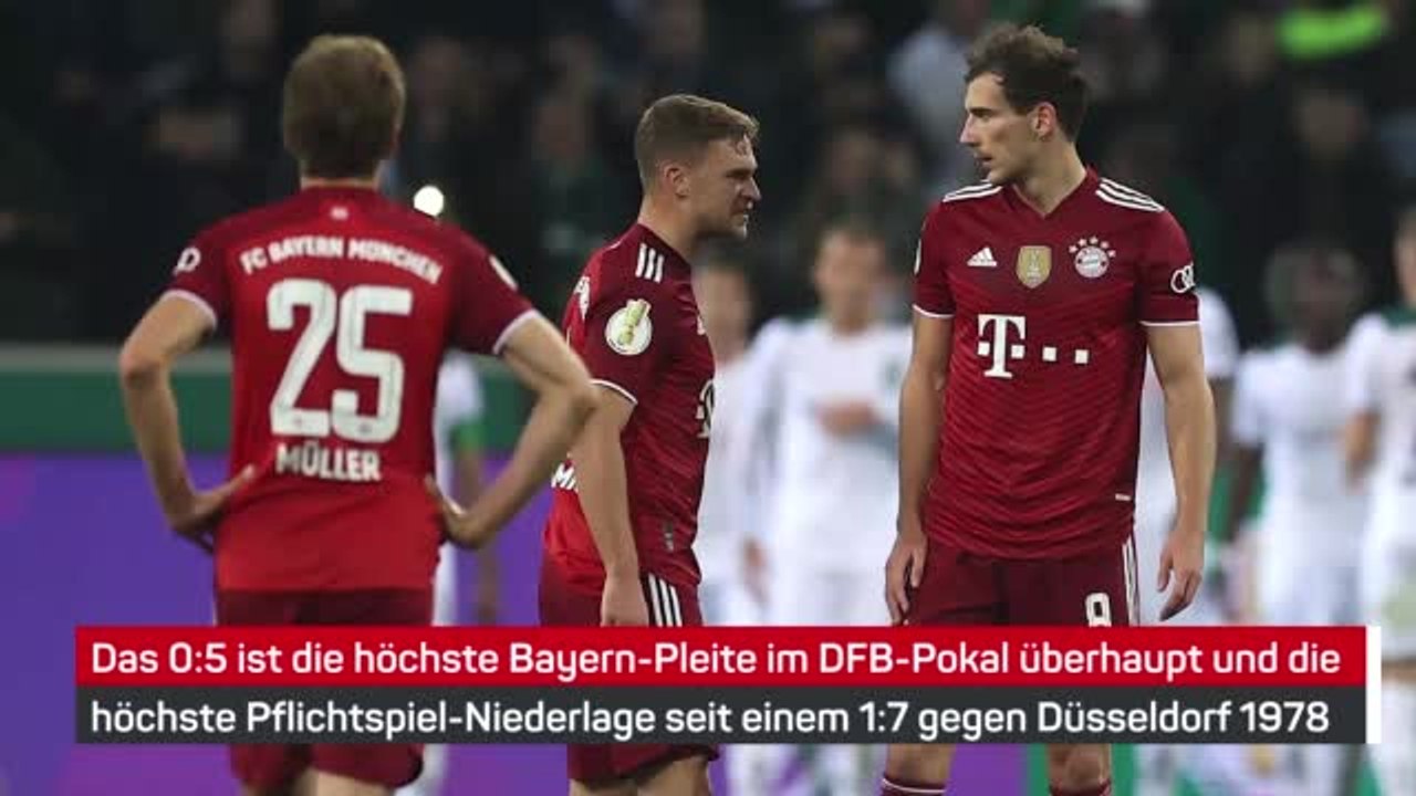 0:5! Die Fakten zu Bayerns Pokal-Blamage