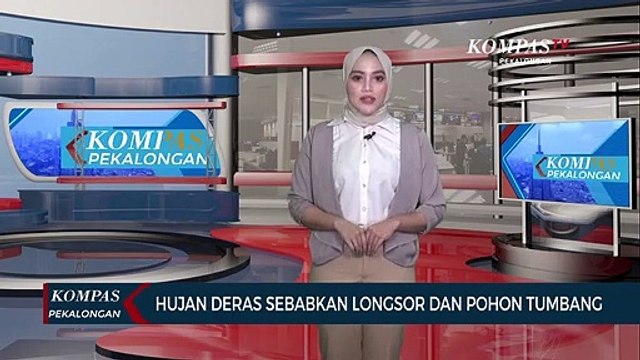 Hujan Deras Sebabkan Longsor dan Pohon Tumbang