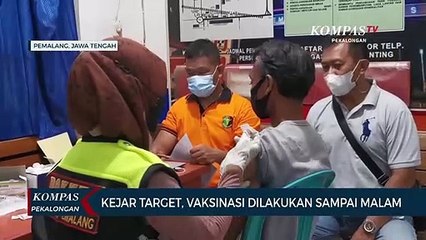 Kejar Target, Vaksinasi Dilakukan Malam Hari