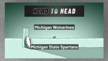 Michigan Wolverines at Michigan State Spartans: Over/Under