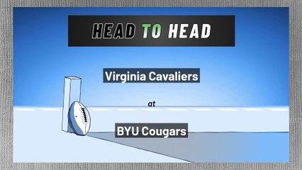 Virginia Cavaliers at BYU Cougars: Over/Under