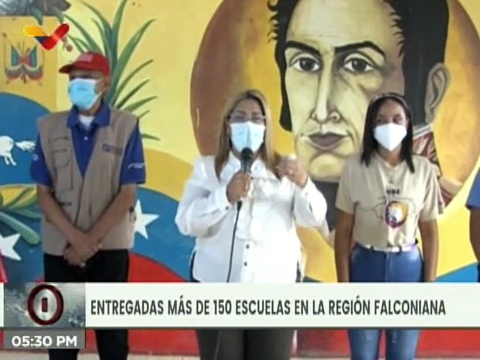 Gobierno recupera más de 150 instituciones educativas en Falcón para el inicio de clases bioseguros