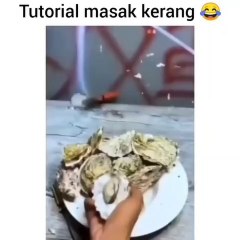 Tutorial masak kerang (sangat barbar sekali  ) | video lucu