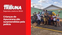 Crianças de Apucarana são surpreendidas pela polícia