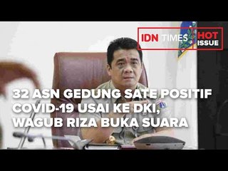 32 ASN GEDUNG SATE POSITIF COVID-19 USAI KE DKI, WAGUB RIZA BUKA SUARA