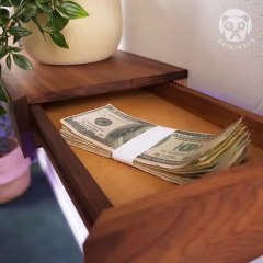 Building floating shelf with secret storage! #viral #TOP 5 Viral