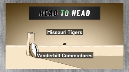 Missouri Tigers at Vanderbilt Commodores: Over/Under