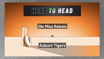 Ole Miss Rebels at Auburn Tigers: Over/Under