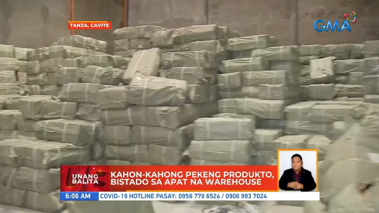 Kahon-kahong pekeng produkto, bistado sa apat na warehouse | UB