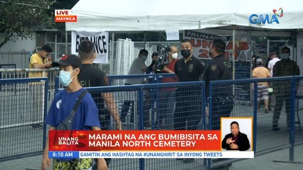Marami na ang bumibisita sa Manila North Cemetery | UB