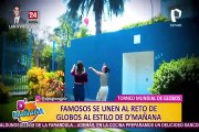 D’Mañana realiza torneo de globos con las estrellas de Panamericana Televisión