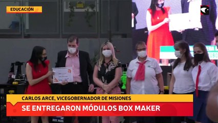 Se entregaron módulos Box  Maker