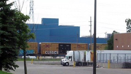 CSX Train with 87 cars near Livonia Michigan