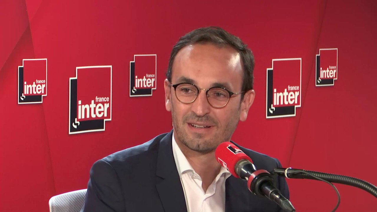Thomas Cazenave au micro de Mathilde Munos