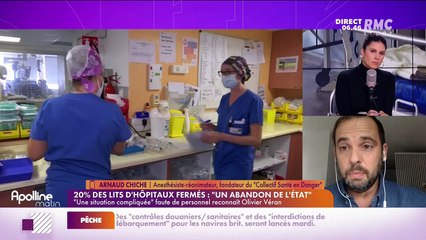 On peut tout dire sur RMC : 20% des lits d'hôpitaux fermés, "un abandon de l'Etat" - 28/10