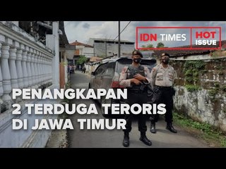 PENANGKAPAN 2 TERDUGA TERORIS DI JATIM, DITEMUKAN KOTAK AMAL