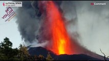شاهد: حممُ البركان الثائر في لا بالما الإسبانية تشقّ دروباً متوهجة في أخاديد الجزيرة