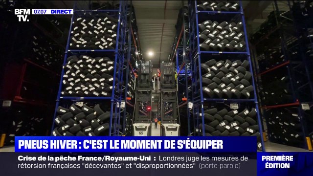 Les centres de stockage des pneus hiver font face à une forte demande