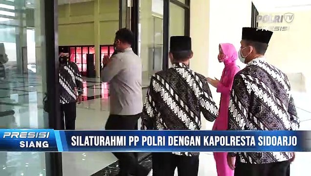 Silaturahmi PP Polri dengan Kapolresta Sidoarjo & Ketua Bhayangkari Wilayah Sidoarjo